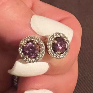Purple studs